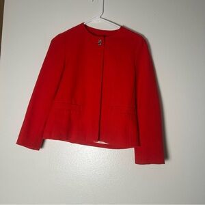 Zara Women's Bold Red Blazer